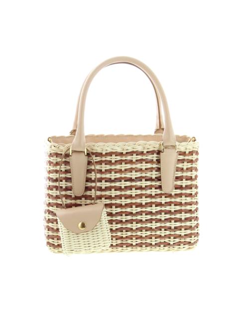 Other Designers Carla Saint Barth – Vimini Shopping Bicolor – Natural / Teck