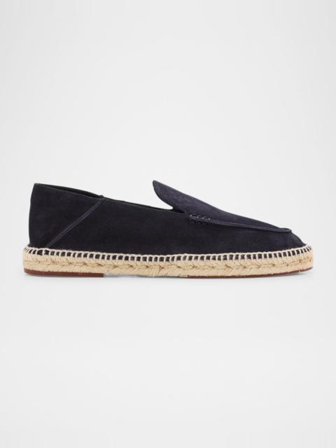 Men's Foldover Suede Espadrille