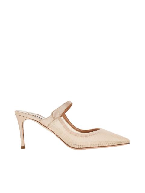 AQUAZZURA 'VOILE' TULLE MULES
