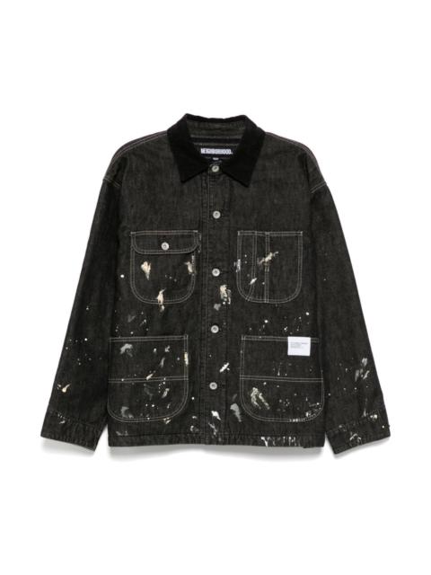 NEIGHBORHOOD CORDUROY-COLLAR WASHED-COVERALL JACKET