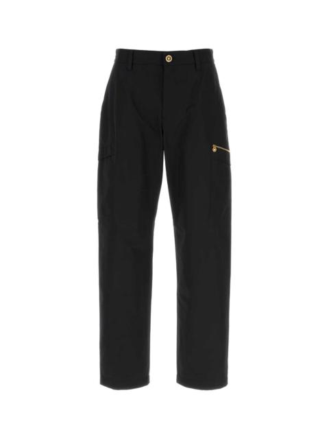 VERSACE Versace Men Black Cotton Pant