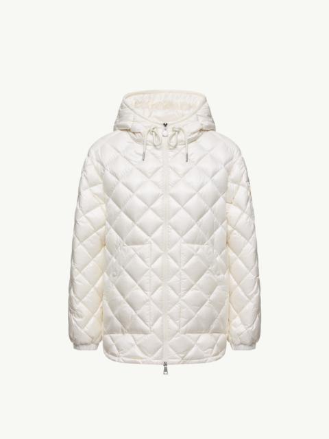 Moncler Diamond-Quilted Hooded Short Down Jacket