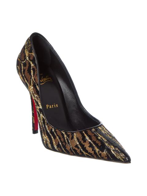 Christian Louboutin Christian Louboutin Miss Z Ocelot 100 Leather Pump