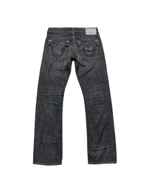 Other Designers True Religion Reflected Ricky Flap Black Denim Jeans