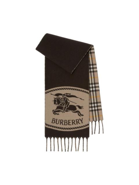 reversible cashmere scarf