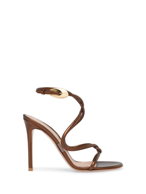 Gianvito Rossi Gianvito Rossi Black Mamba Sandals in Brown Nappa at Nordstrom
