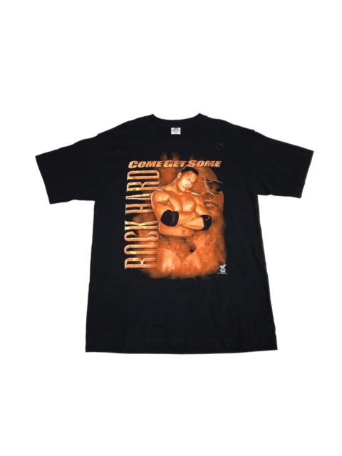 Vintage 90s WWF The Rock T-Shirt Wrestling Y2K