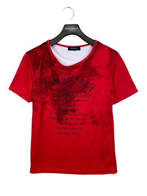 Other Designers Very rare in the attic homme tshirt double layer size L
