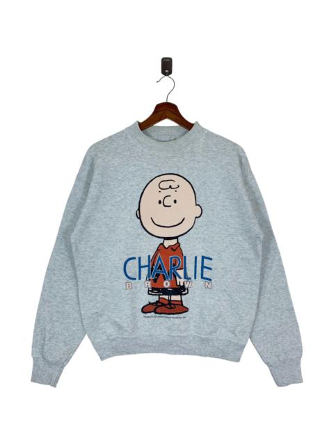 Other Designers Cartoon Network - 90s CHARLIE BROWN SNOOPY CARTOON CREWNECK