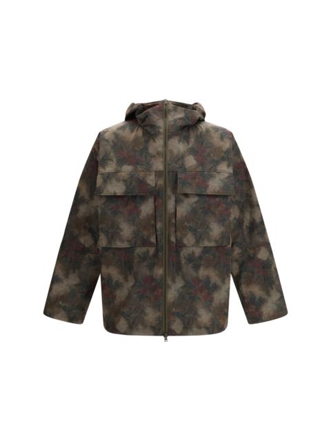 Herno Herno Men Ripstop Parka With Tropical Pattern