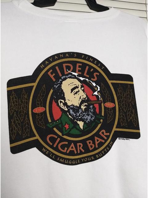 Other Designers NICE💥💥VINTAGE 90'S CRAZY SHIRTS FIDEL'S CIGAR BAR SWEATSHIRT