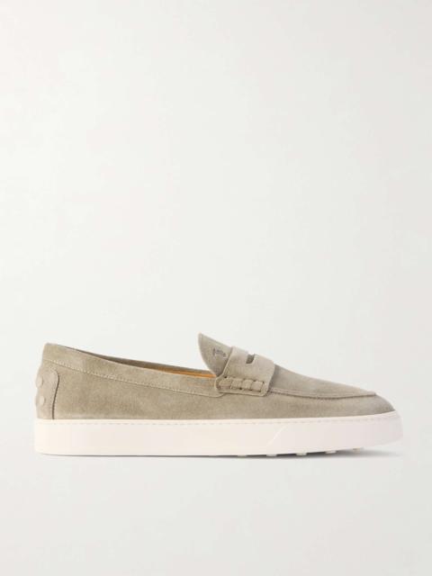 Cassetta Suede Penny Loafers