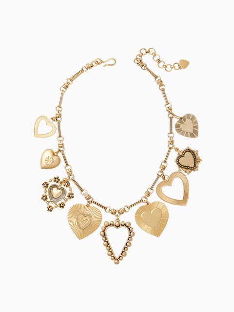 LoveShackFancy Brinker+Eliza Queen Of Hearts Necklace