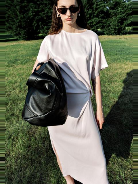 AERON BIRD
Knot detail satin dress