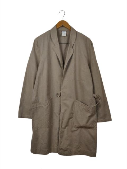 Other Designers Casual Jacket - Le Lude France Small Stripes Long Jacket Parka
