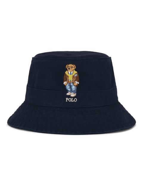 Polo Ralph Lauren Cotton Twill Novelty Bear Loft Bucket Hat