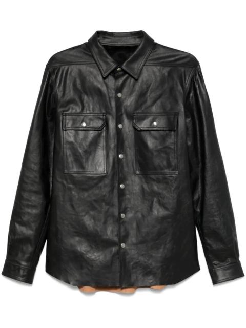 Rick Owens Rick Owens Men Leather Jacket