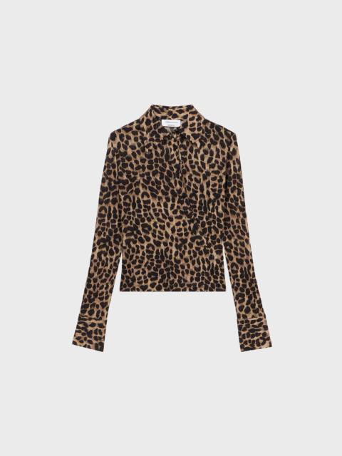 Blumarine ANIMALIER PRINT JERSEY SHIRT