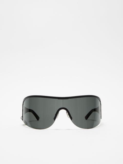 Acne Studios Metal frame sunglasses - Black/black