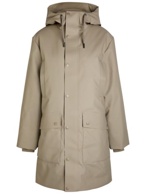 RAINS Rains Nome Quilted Rubberised Parka Coat