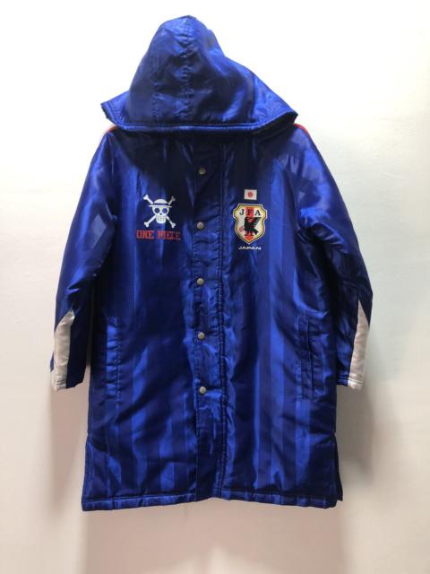Other Designers Soccer Jersey - ONE PIECE X JAPAN JFA Jacket 2009 Hoodie Parka Samurai Blue