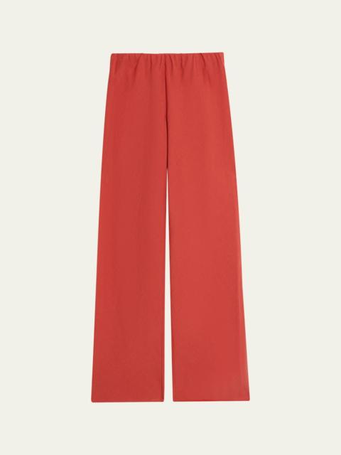 Vince High-Waist Cotton Bias Pants