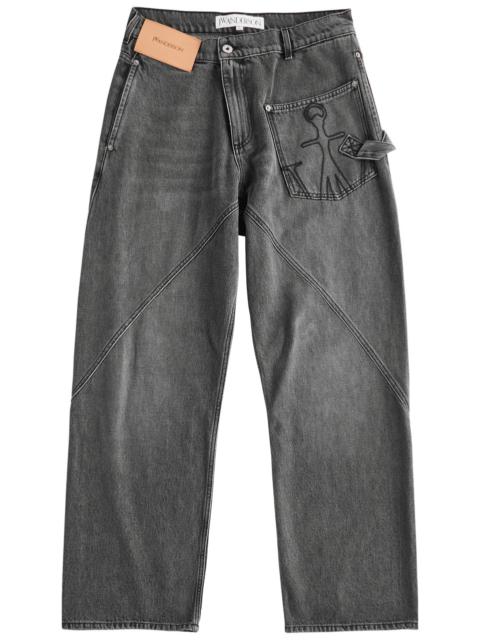 JW Anderson Twisted Wide-leg Jeans