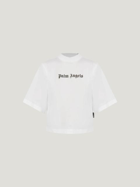 Palm Angels Classic Logo Cropped T-Shirt