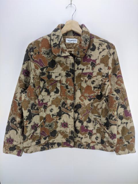 Other Designers Vintage - Steals🔥Vintage Wool Jacket Floral Design