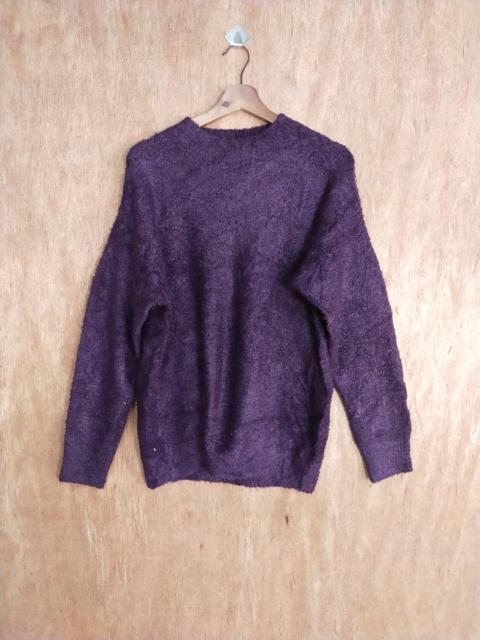 Other Designers Homespun Knitwear - GU shag shaggy mohair purple knitwear #S038