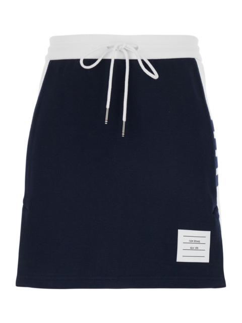 Thom Browne Thom Browne Women Dress 'Classic 4 Bar' With Elasticated Waist And Drawstring And 4Bar Logo On The S
