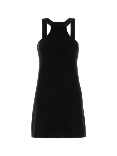 Prada Black Wool Mini Dress