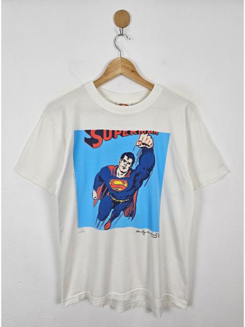 Vintage 90s Andy Warhol Superman Pop art shirt