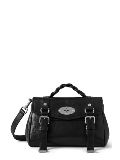 Mulberry Mulberry Mini Alexa Leather Top Handle Bag in Black at Nordstrom