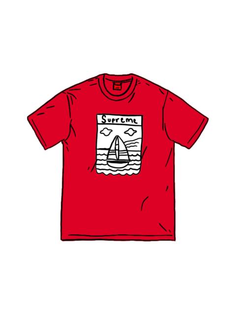 Supreme Supreme Sailboat Tee Red