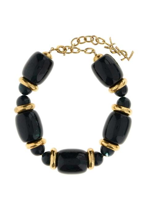 SAINT LAURENT Saint Laurent Women Two-Tone Resin And Metal Necklace