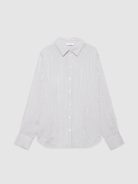 ANINE BING Essie Shirt - White And Navy Stripe