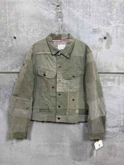 Greg Lauren $1800 Greg Lauren Army Scrapwork Trucker Jacket