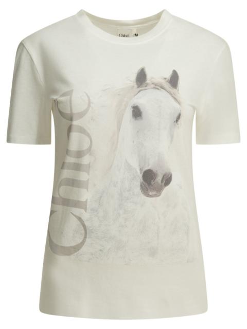 Chloé Chloé Crew-neck T-shirt With Logo