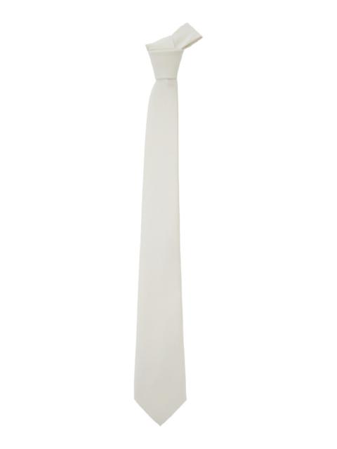 TAGLIATORE - Tagliatore Men White Classic Tie In Fabric Man