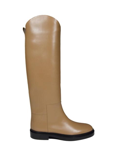 Almond-toe Knee-length Boots