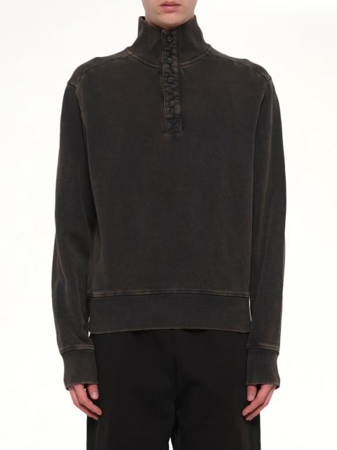 entire studios Port Pullover in Washed Black