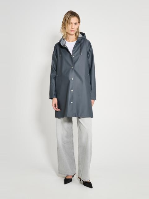 Stutterheim Mosebacke Lightweight Raincoat Charcoal