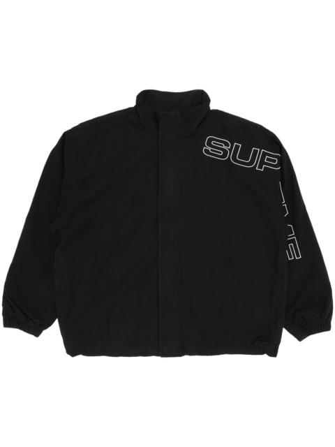 Supreme Supreme Spellout Embroidered Ripstop Track Jacket 'Black'
