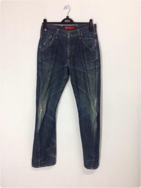 Other Designers Edwin × Japanese Brand - DISTRESS DENIM EDWIN FUNCTION JAPAN DENIM RARE