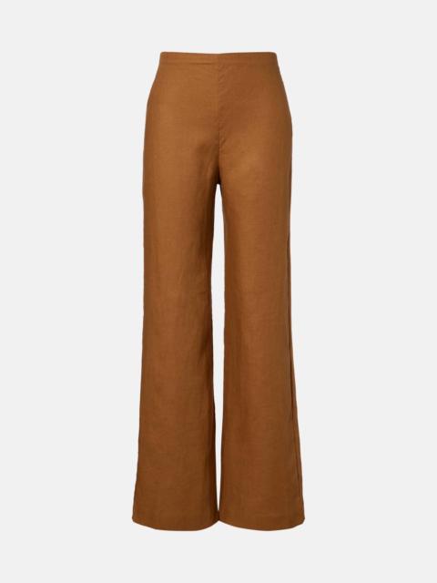 FAITHFULL Ilride linen wide-leg pants
