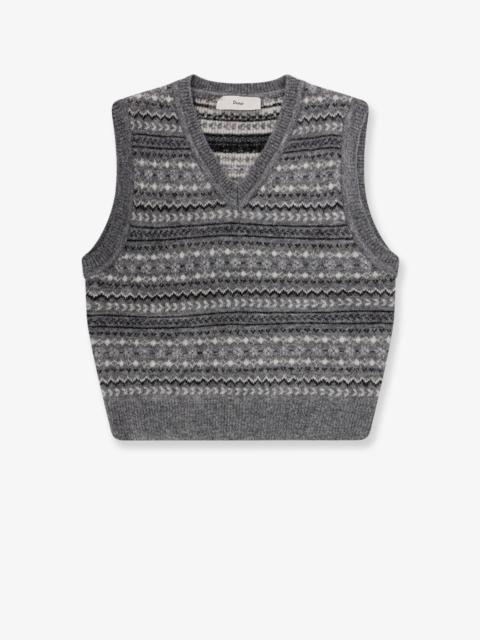 Dunst Dunst Crafted Knitwear Vest Grey