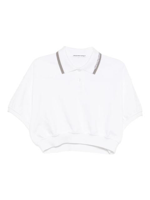 Alexander Wang Relaxed Cropped Cinched Polo
