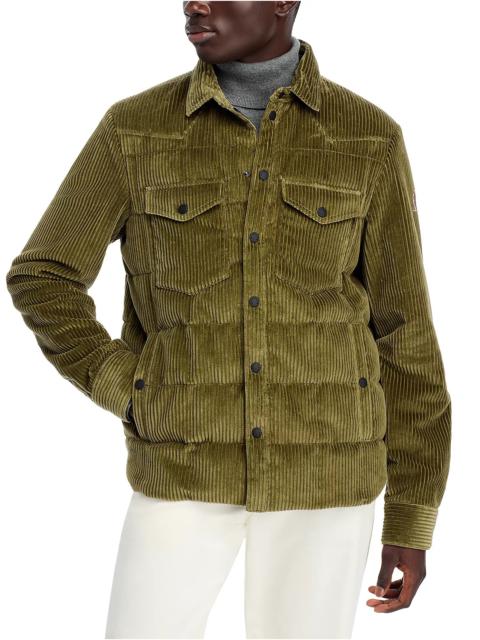 Moncler Gelt Corduroy Down Shirt Jacket