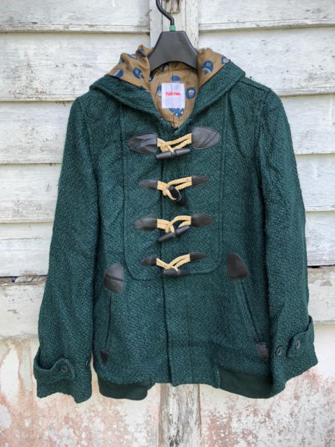 Other Designers Issey Miyake - Ne-Net Issey Miyake Beaded Wool Duffle Coat